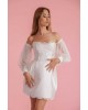 Detachable wedding dress sleeves, Long Bridal tulle sleeves