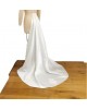 Bridal detachable Train from Satin and lace details