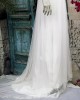 Detachable Wedding Skirt in Ivory