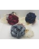 Wrist Corsage Rose Flower with Gold Leaf & Pearl Bracelet